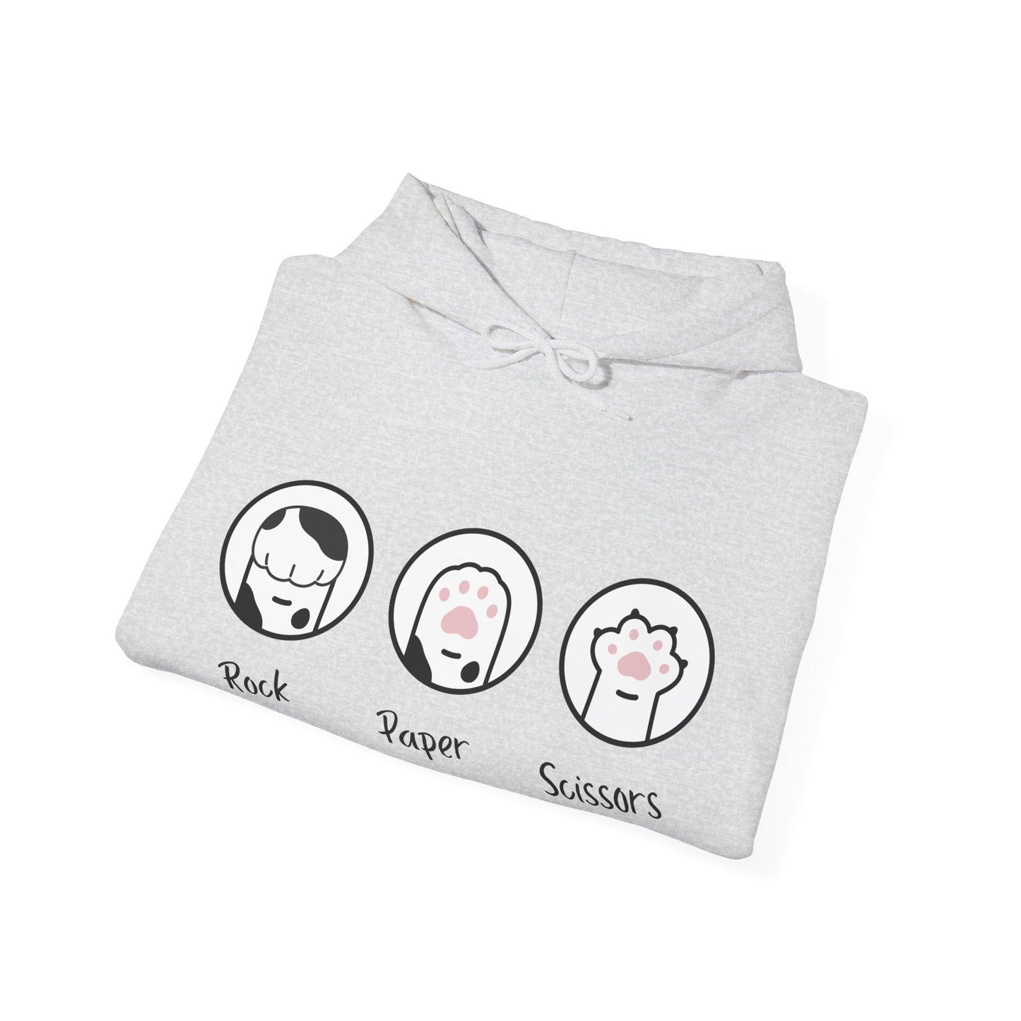 Rock paper scissors of Unisex Heavy Blend™ Hooded Sweatshirt