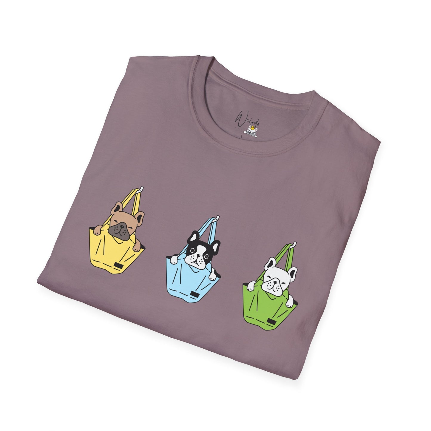 dog bag Unisex Softstyle T-Shirt