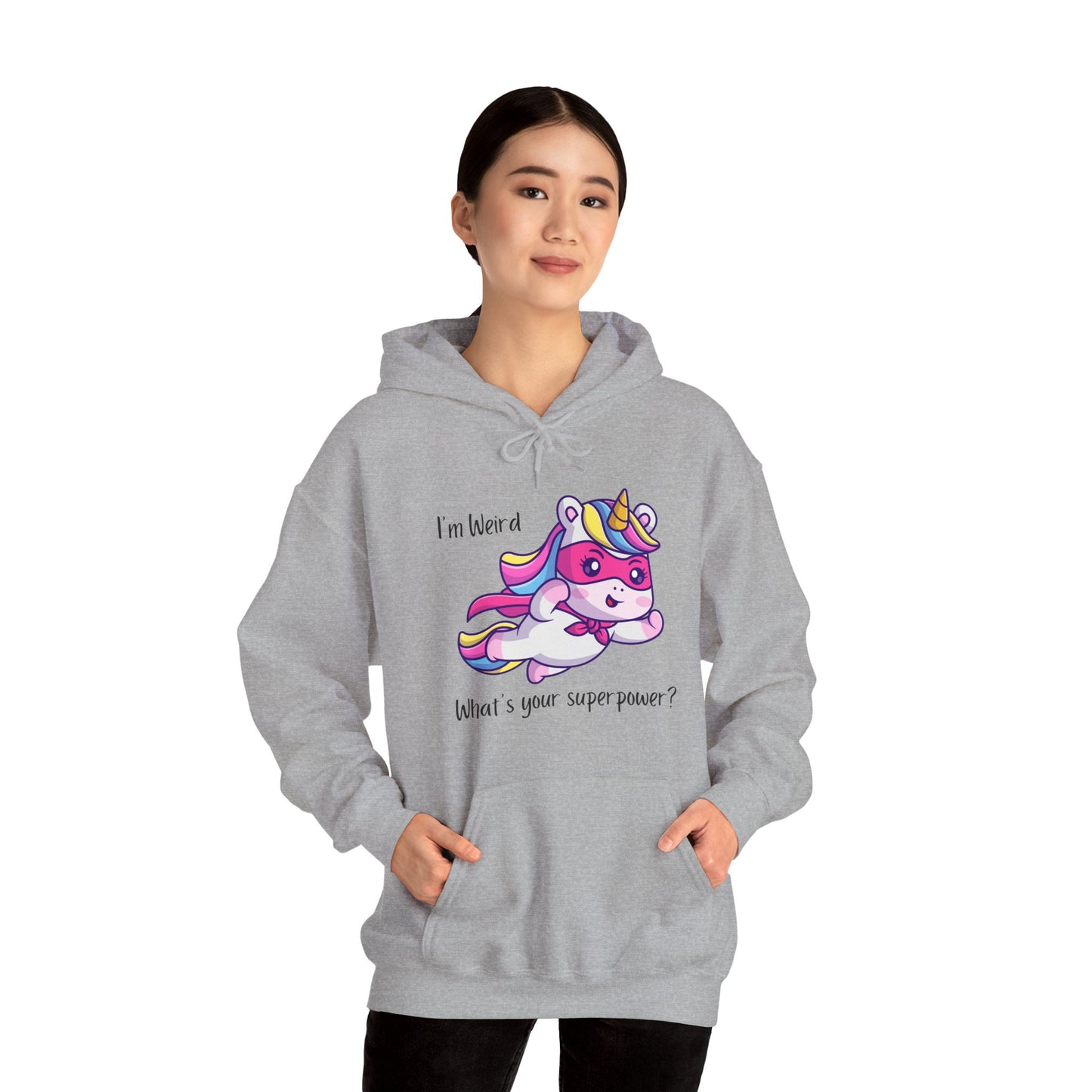 Whats your superpower of Unisex Heavy Blend™ Hooded Sweatshirt