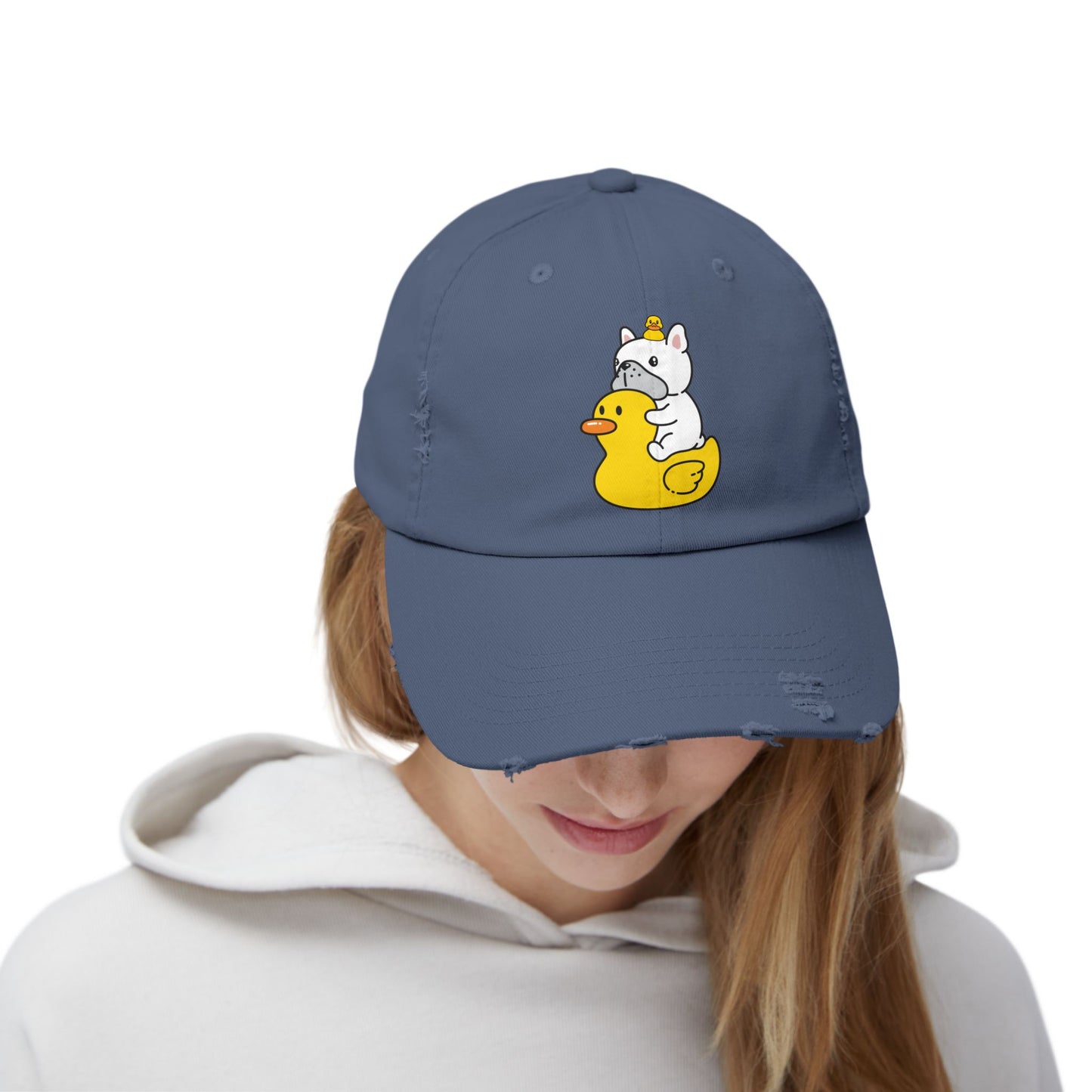 dog inflatable Distressed Cap