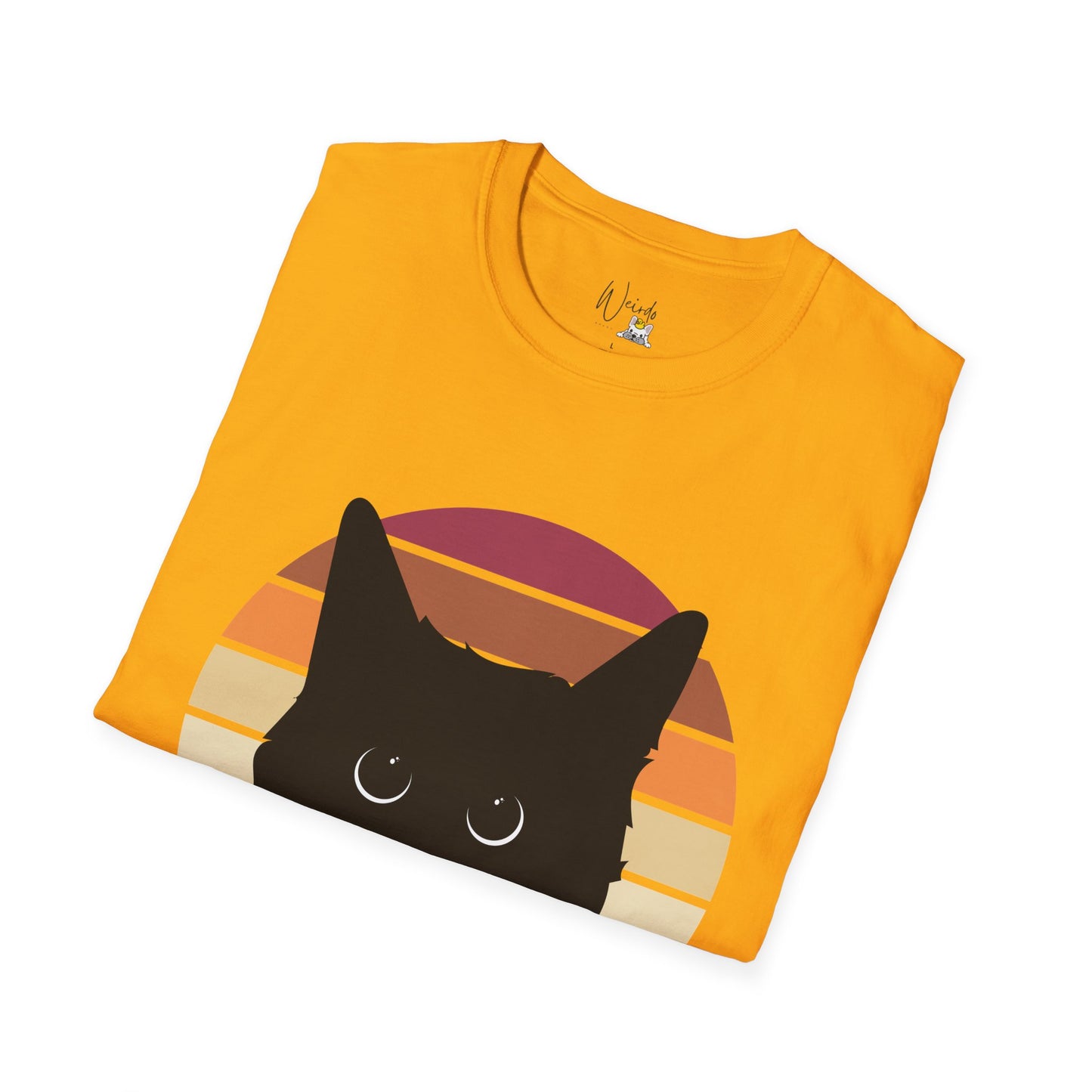 Cat judging you Unisex Softstyle T-Shirt