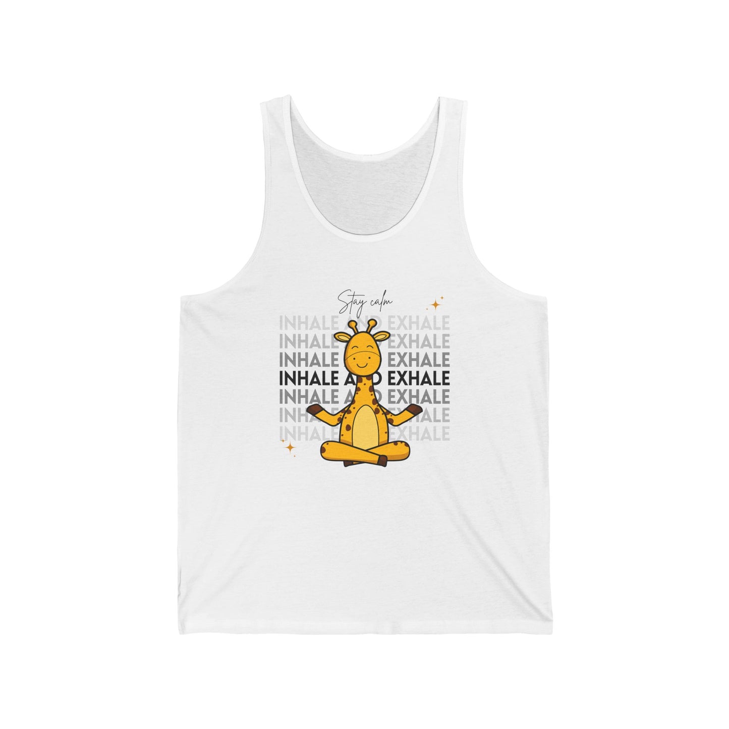 Inhale Exhale Unisex Jersey Tank