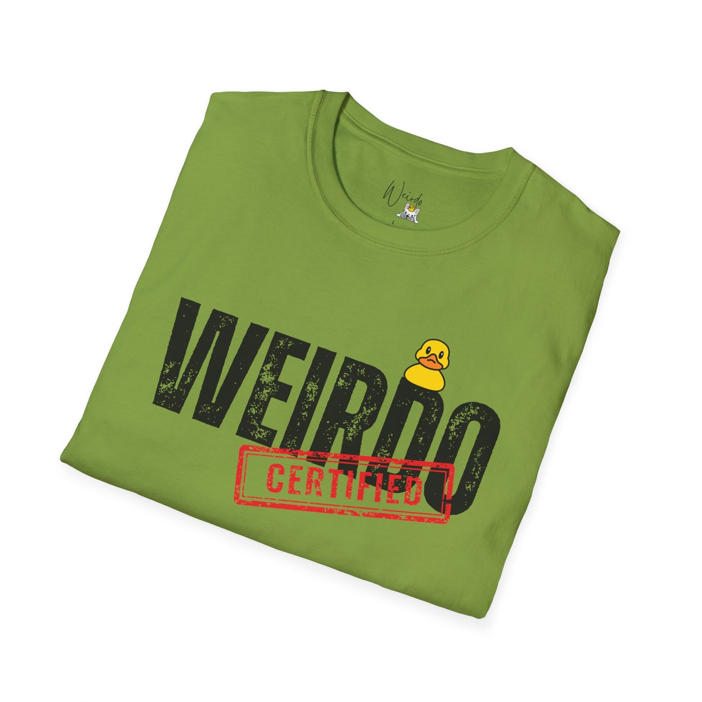 Weirdo certified only Unisex Softstyle T-Shirt