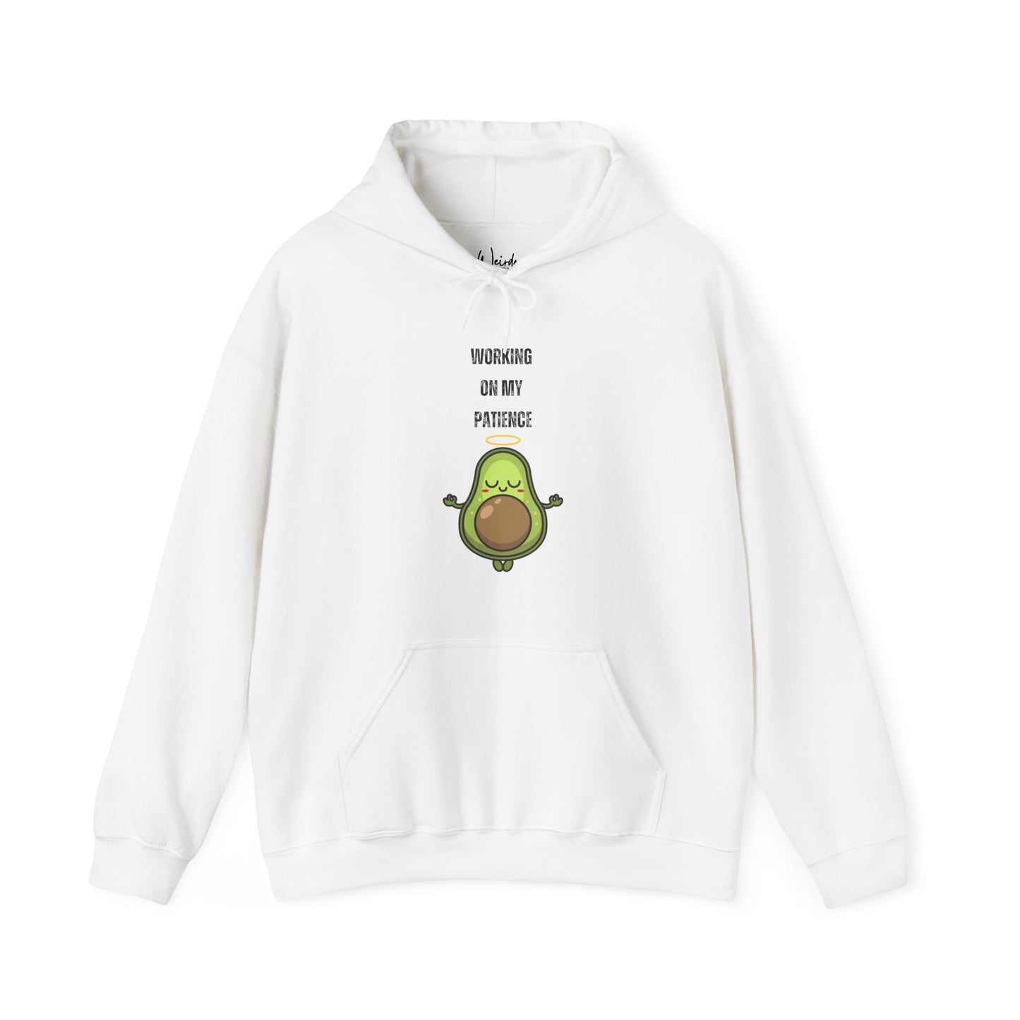 working on my patience of Unisex Heavy Blend™ Hooded Sweatshirt