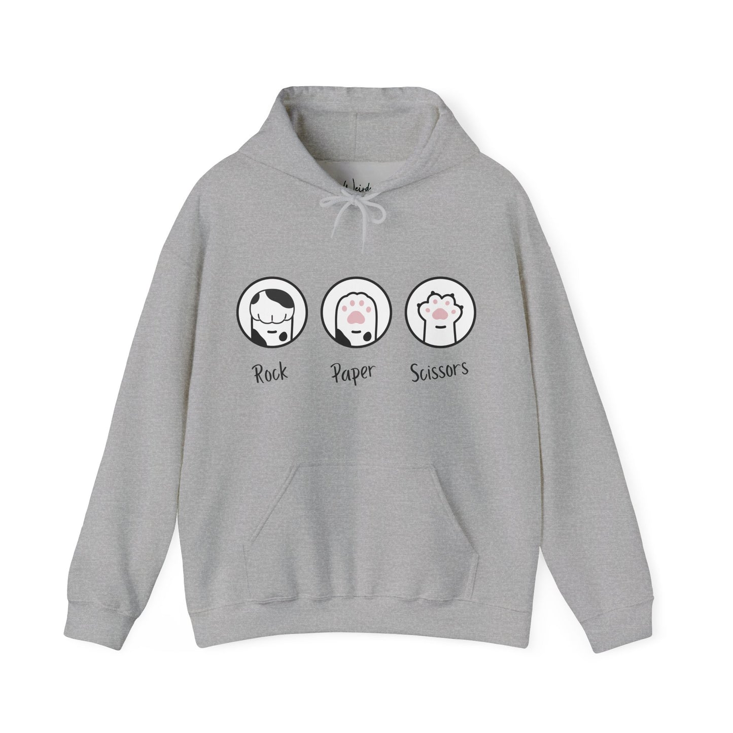 Rock paper scissors of Unisex Heavy Blend™ Hooded Sweatshirt