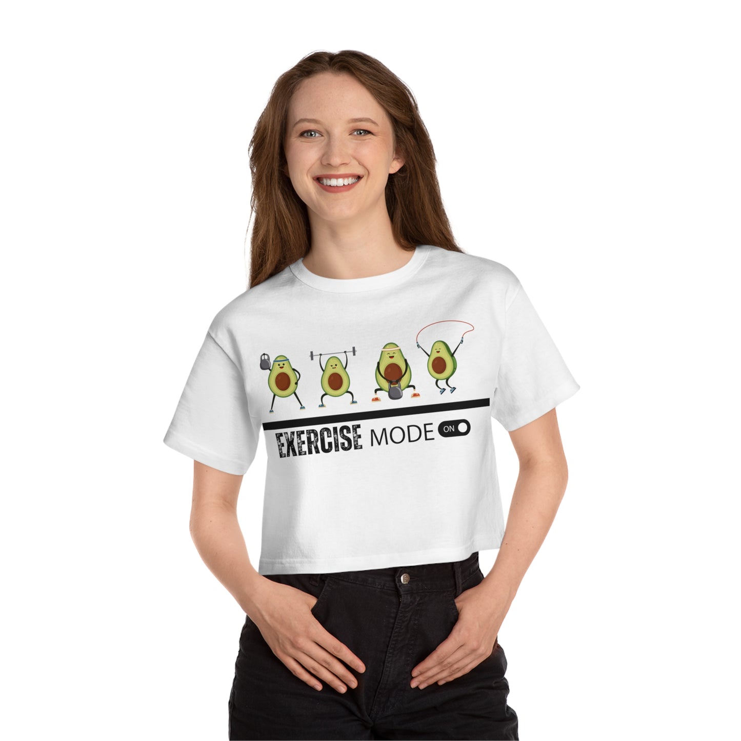 Exercise mode Champion Women's Heritage Cropped T-Shirt