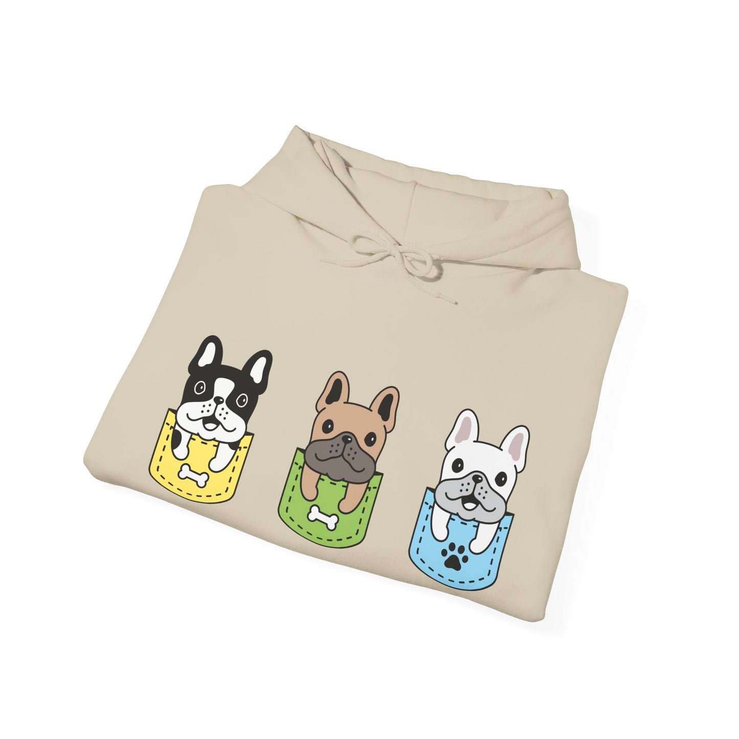 Pocket dog of Unisex Heavy Blend™ Hooded Sweatshirt