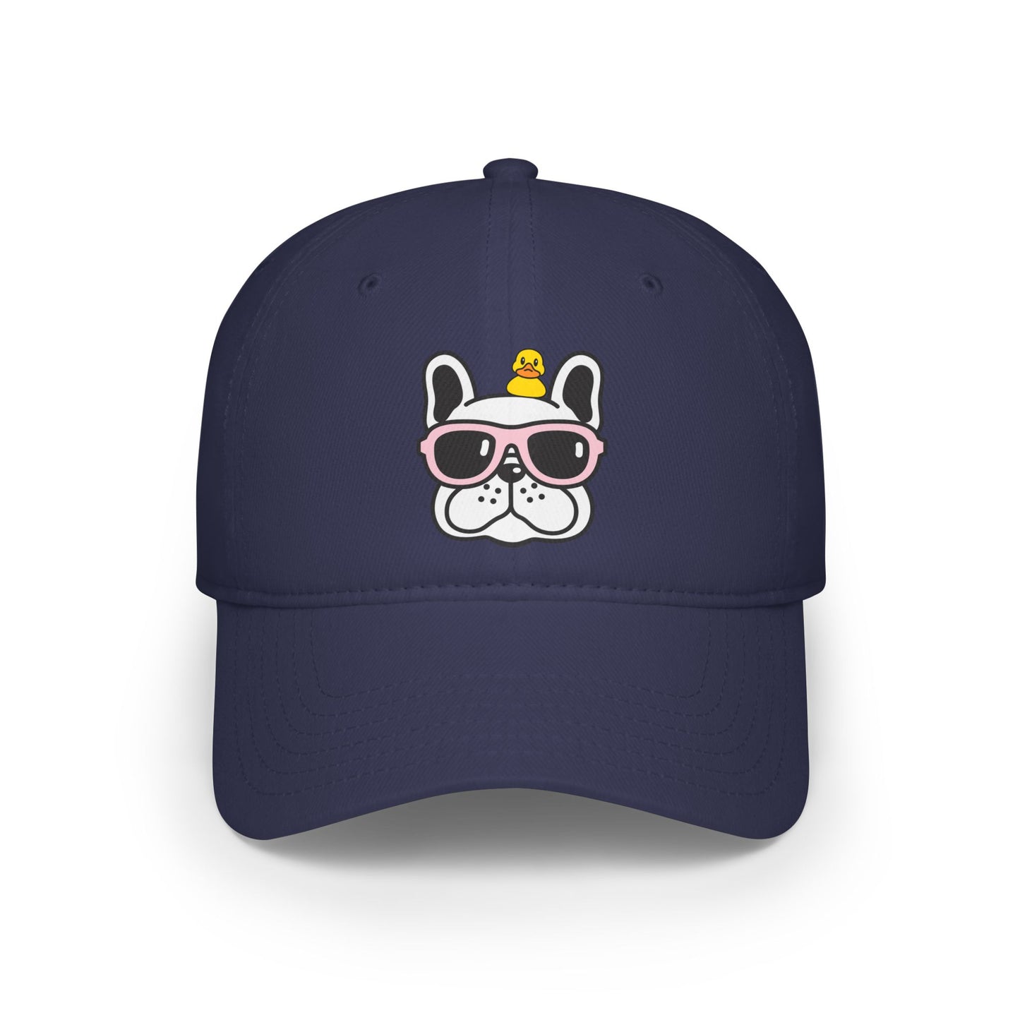 Dog and duck sunglass Profile Baseball Cap