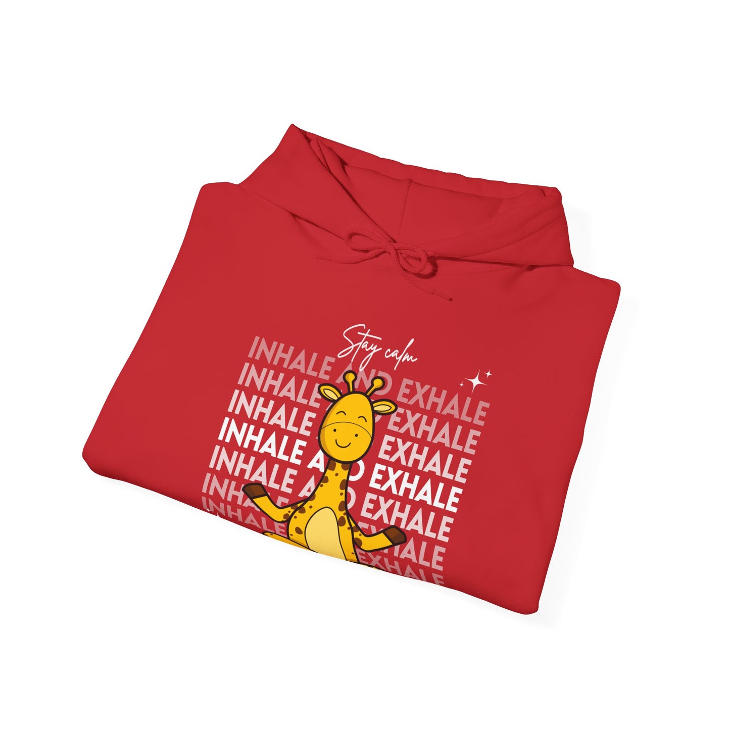 Inhale and Exhale of Unisex Heavy Blend™ Hooded Sweatshirt