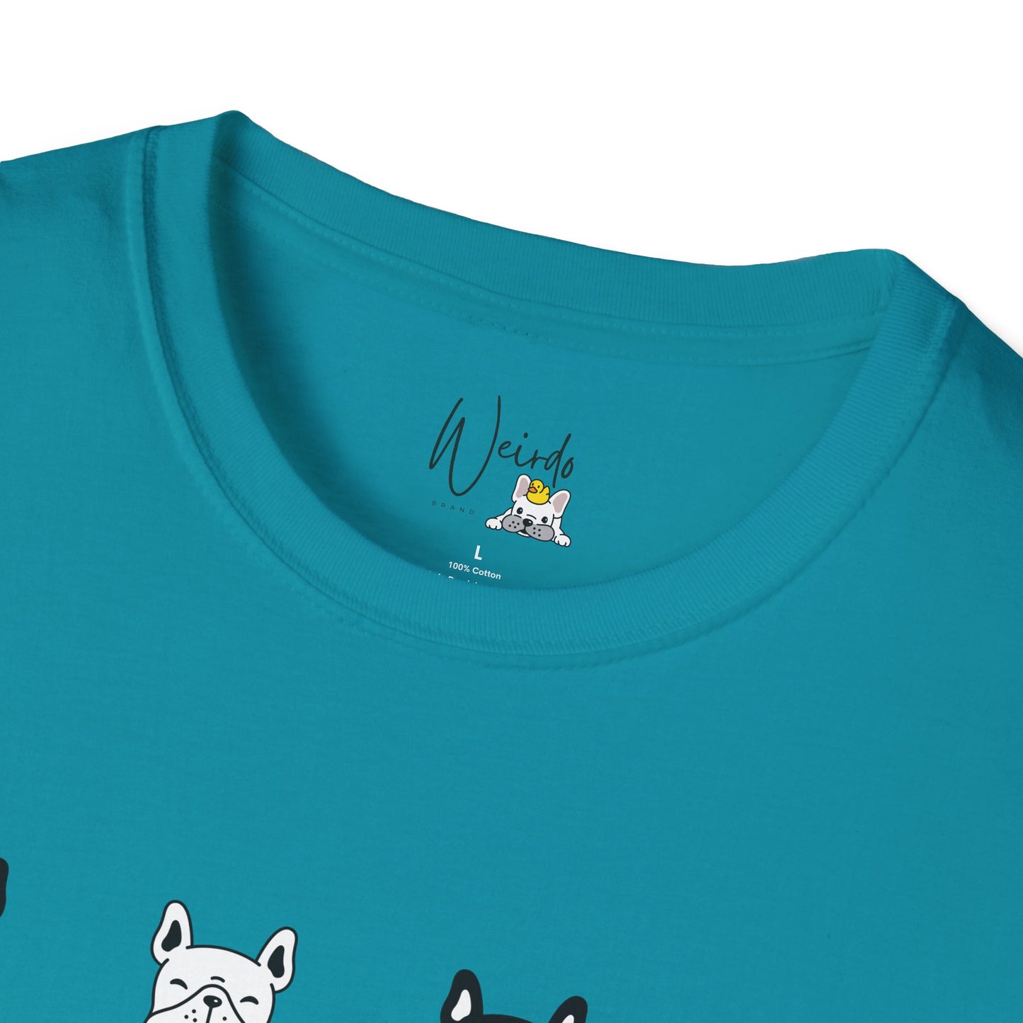 Dog in swimwear Unisex Softstyle T-Shirt