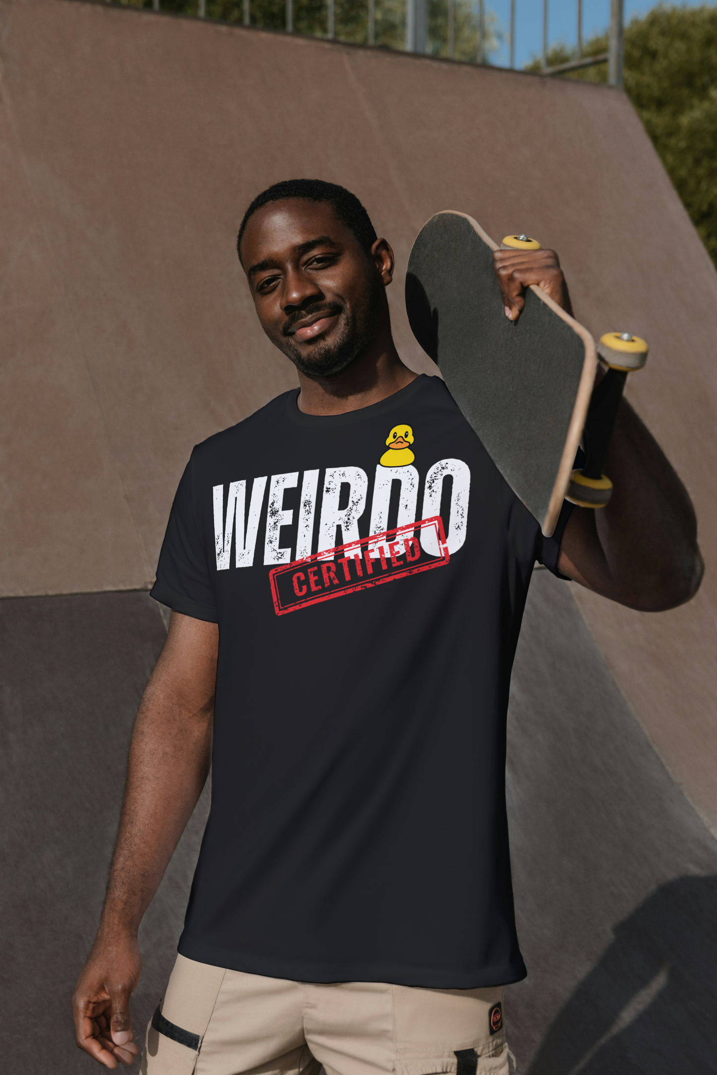 Weirdo certified only Unisex Softstyle T-Shirt